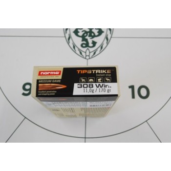 .308 Norma 170gr Tipstrike - Box Of 20 .308 Norma 170gr Tipstrike - Box Of 20